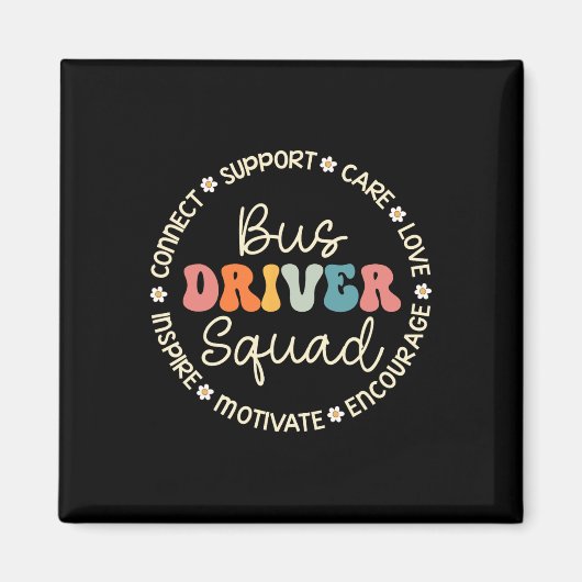 Aimant Semaine d'appréciation de l'équipe de conducteurs (Devant)