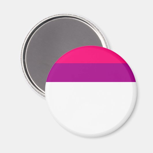 Aimant Semi-bisexual pride flag (Recto/Verso)
