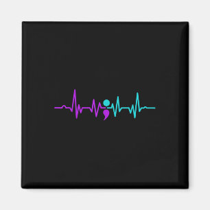 Aimant Semicolon, battement cardiaque Prévention du suici