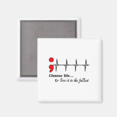 Aimant Semicolon Ekg Prévention du suicide (Recto/Verso)