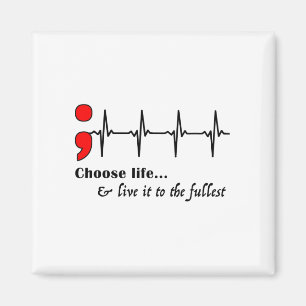 Aimant Semicolon Ekg Prévention du suicide
