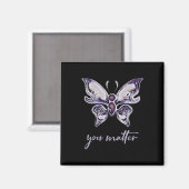 Aimant Semicolon Project Depression Sensibilisation Papil (Recto/Verso)