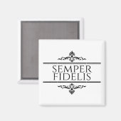 Aimant Semper Fidelis (Recto/Verso)