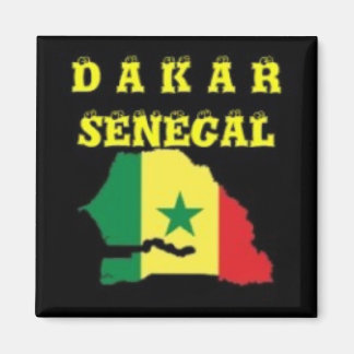 AIMANT SÉNÉGAL (DAKAR) CARTE T-SHIRT ET ETC