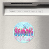 Aimant Senior - Fleurs 2 (In Situ (Lave-vaisselle))