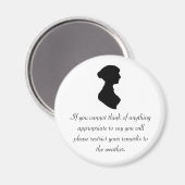 Aimant Sens et sensibilité (Recto/Verso)