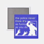 Aimant Sens Policier De L'Humour Amant Drôle (Recto/Verso)