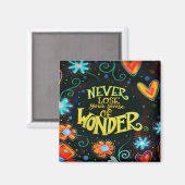 Aimant Sense of Wonder Inspirational Floral Hearts (Recto/Verso)