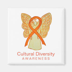 Aimant Sensibilisation à la diversité culturelle Ruban An