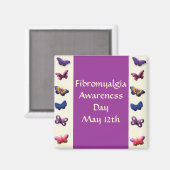 Aimant Sensibilisation à la fibromyalgie... (Recto/Verso)