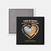 Aimant Sensibilisation à la leucémie Cadeaux de survivant (Recto/Verso)