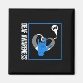 Aimant Sensibilisation à la perte auditive Implant cochlé (Devant)