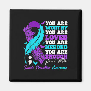 Aimant Sensibilisation à la prévention du suicide Motivat