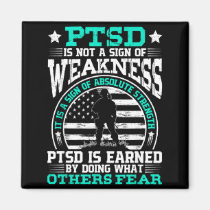 Aimant Sensibilisation à la santé mentale PTSD Trauma che