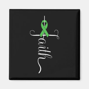 Aimant Sensibilisation à la santé mentale Ribbon vert 1