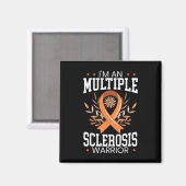 Aimant Sensibilisation à la sclérose Ruban orange (Recto/Verso)