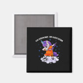 Aimant Sensibilisation à la surdose Dubbing Unicorn Purpl (Recto/Verso)