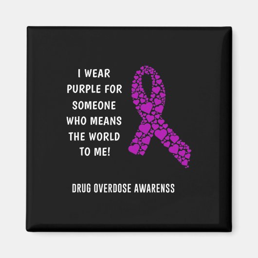 Aimant Sensibilisation à la surdose médicamenteuse (Devant)