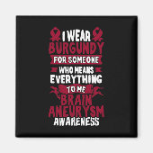 Aimant Sensibilisation à l'athéisme cérébral - Ruban de B (Devant)