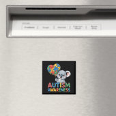 Aimant Sensibilisation à l'autisme  (In Situ (Lave-vaisselle))