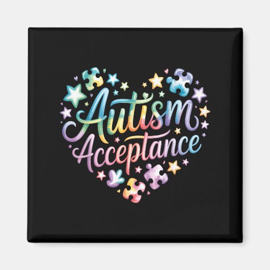 Aimant Sensibilisation à l'autisme (Devant)