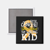 Aimant Sensibilisation à l'enfance au cancer Survivant Wr (Recto/Verso)