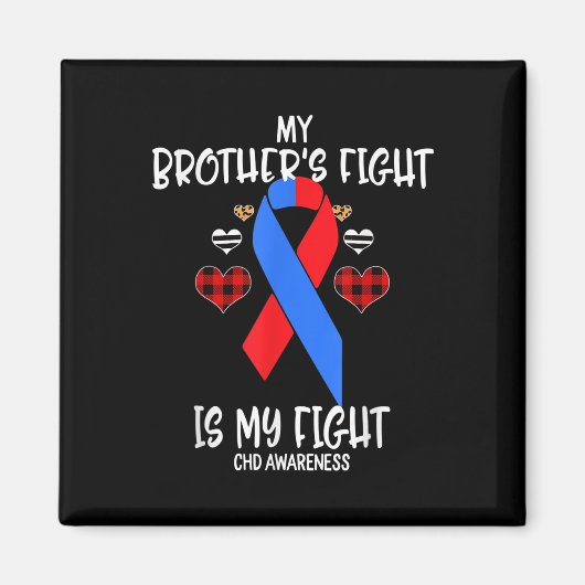 Aimant Sensibilisation À L'Enfant Mes Frères Combattent M (Devant)