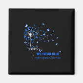 Aimant Sensibilisation à l'hydrocéphalie Foi Espoir Aimer (Devant)