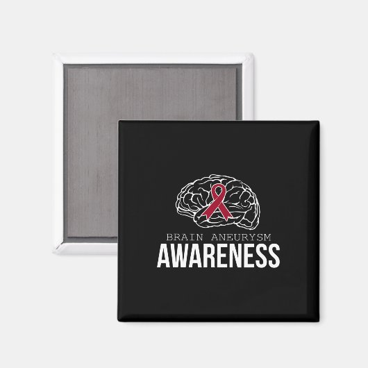 Aimant Sensibilisation à l'neurysme cérébral chez les hom (Recto/Verso)