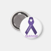 Aimant Sensibilisation au cancer (Recto/Verso)