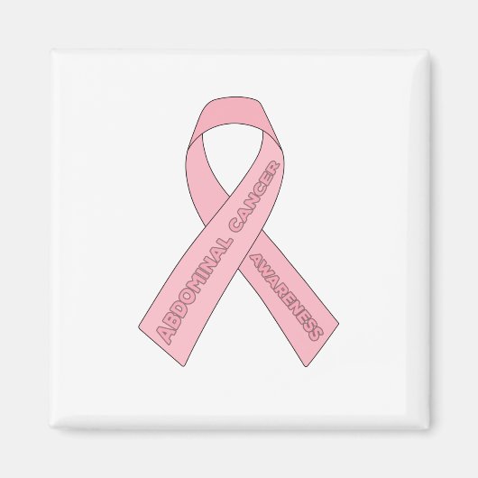 Aimant Sensibilisation au cancer abdominal (Devant)