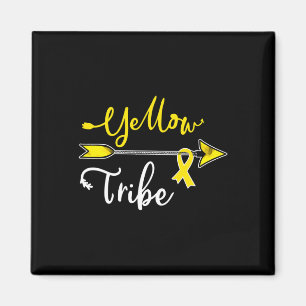 Aimant Sensibilisation au cancer chez l'enfant Ruban jaun