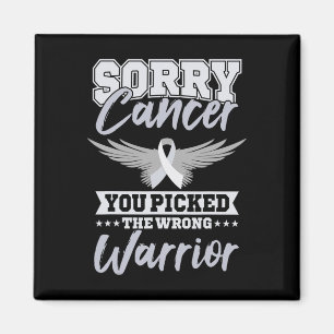 Aimant Sensibilisation au cancer Désolé Cancer Vous Avez