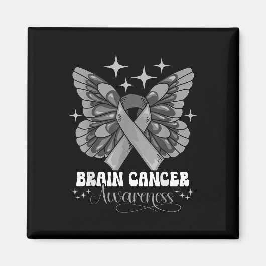 Aimant Sensibilisation au cancer du cerveau _2 (Devant)