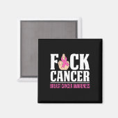 Aimant Sensibilisation au cancer du sein (Recto/Verso)