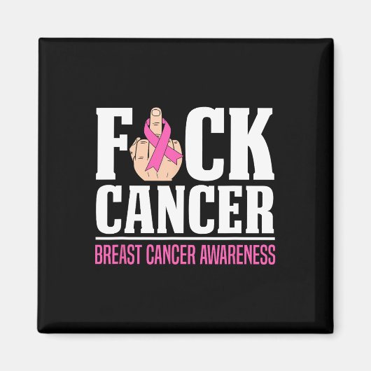 Aimant Sensibilisation au cancer du sein (Devant)