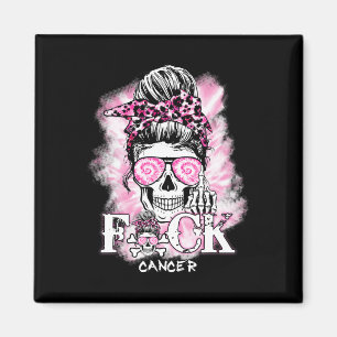 Aimant Sensibilisation au cancer du sein Crâne F Ck Cance