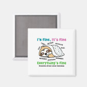 Aimant Sensibilisation au cancer du sein métastatique Je (Recto/Verso)