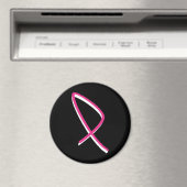 Aimant Sensibilisation au cancer du sein Ruban rose II (In Situ (Lave-vaisselle))