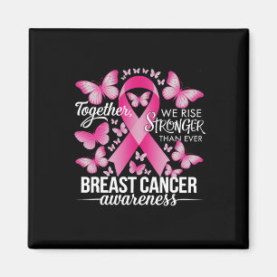 Aimant Sensibilisation au cancer du sein Ruban rose Nous