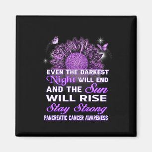 Aimant Sensibilisation au cancer pancréatique Ruban viole