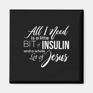 Aimant Sensibilisation au diabète Cadeaux diabétiques Ins