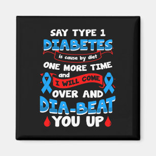 Aimant Sensibilisation au diabète de type 1 1