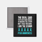 Aimant Sensibilisation au stress post-traumatique Ptsd en (Recto/Verso)