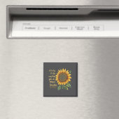 Aimant Sensibilisation au suicide Tournesol (In Situ (Lave-vaisselle))