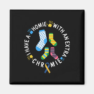 Aimant Sensibilisation au Syndrome de Down Homie Chromie