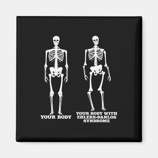 Aimant Sensibilisation au syndrome d'Ehlers-Danlos (Devant)