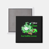 Aimant Sensibilisation aux déficiences cérébrales des gno (Recto/Verso)