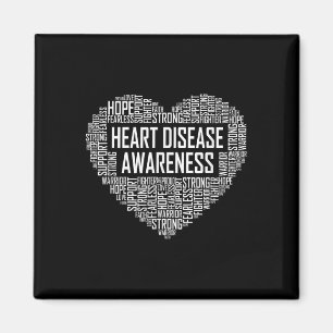 Aimant Sensibilisation aux maladies cardiaques Cadeau car