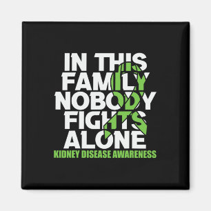 Aimant Sensibilisation aux maladies rénales Ruban Famille